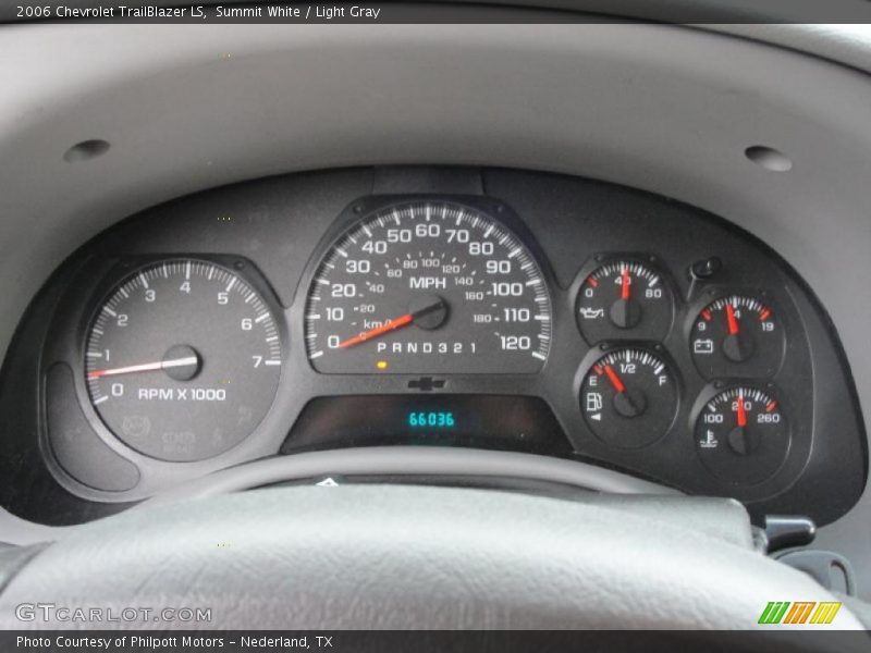 Summit White / Light Gray 2006 Chevrolet TrailBlazer LS
