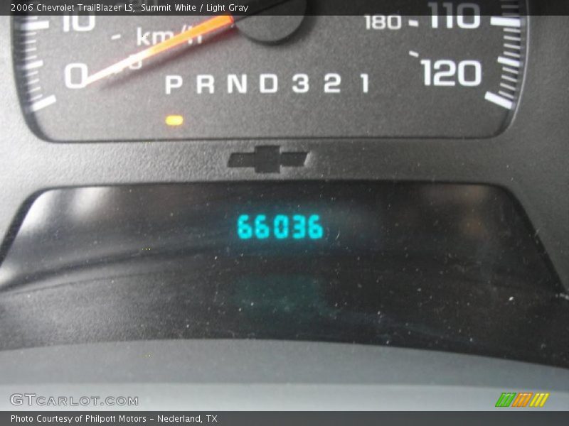 Summit White / Light Gray 2006 Chevrolet TrailBlazer LS