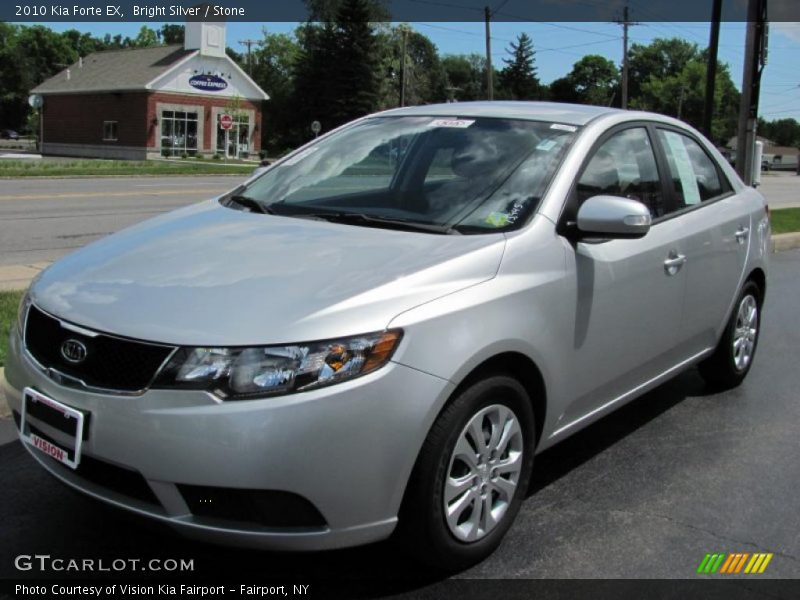Bright Silver / Stone 2010 Kia Forte EX