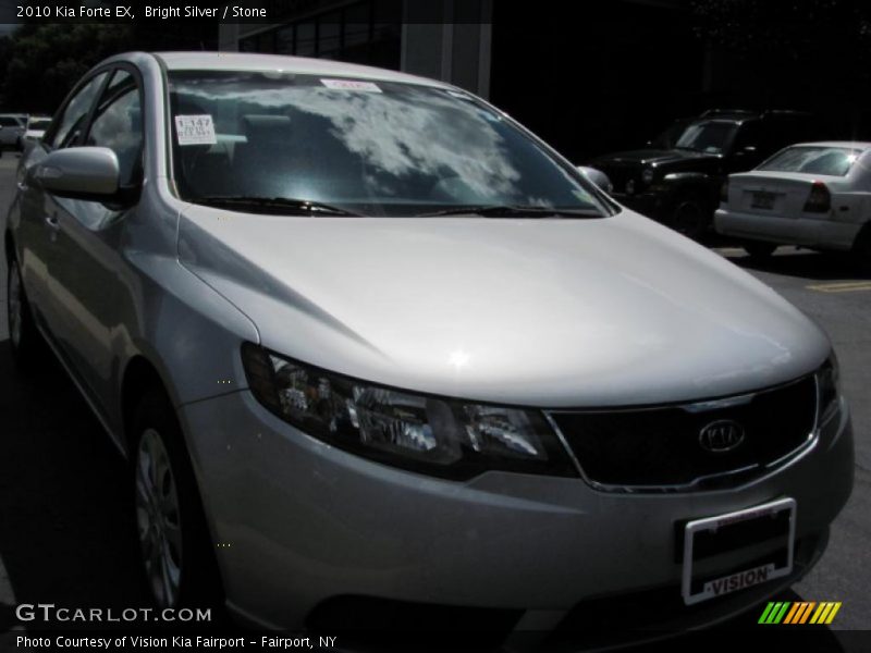 Bright Silver / Stone 2010 Kia Forte EX