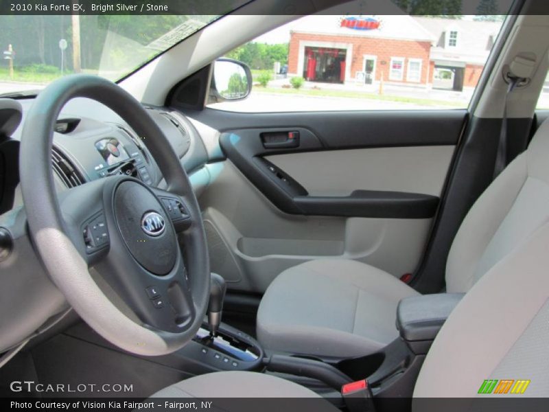 Bright Silver / Stone 2010 Kia Forte EX