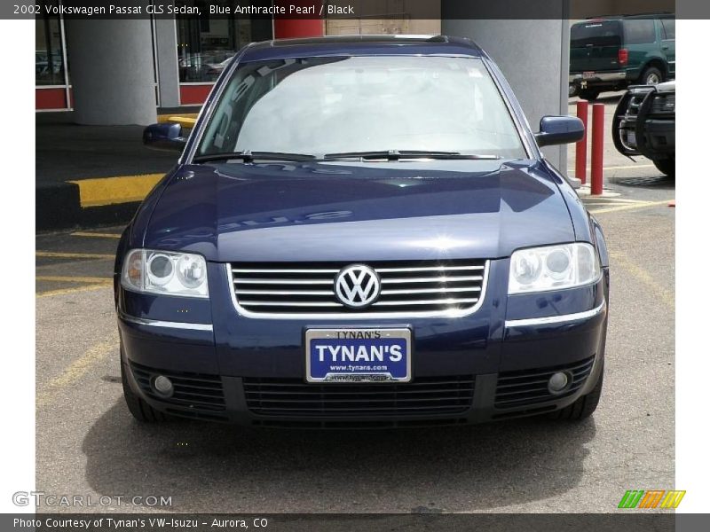 Blue Anthracite Pearl / Black 2002 Volkswagen Passat GLS Sedan
