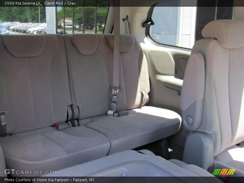 Claret Red / Gray 2009 Kia Sedona LX