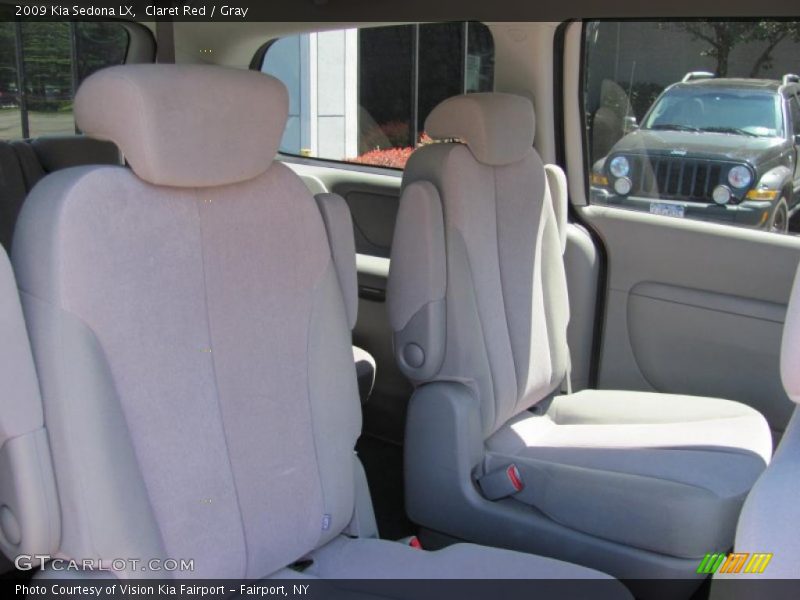 Claret Red / Gray 2009 Kia Sedona LX
