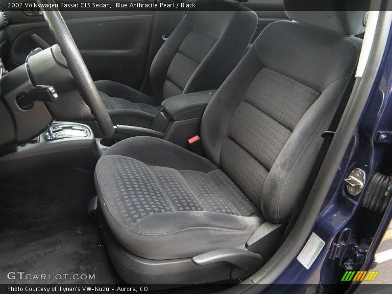 Blue Anthracite Pearl / Black 2002 Volkswagen Passat GLS Sedan