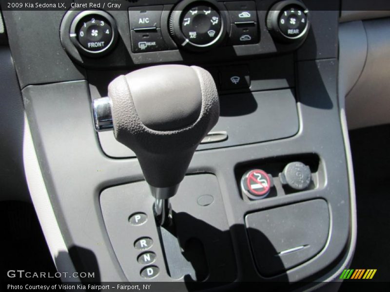 Claret Red / Gray 2009 Kia Sedona LX
