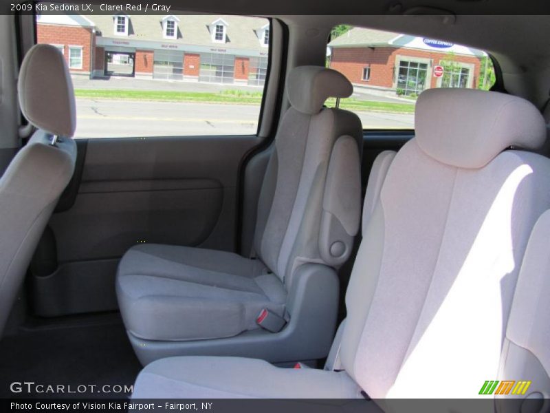 Claret Red / Gray 2009 Kia Sedona LX