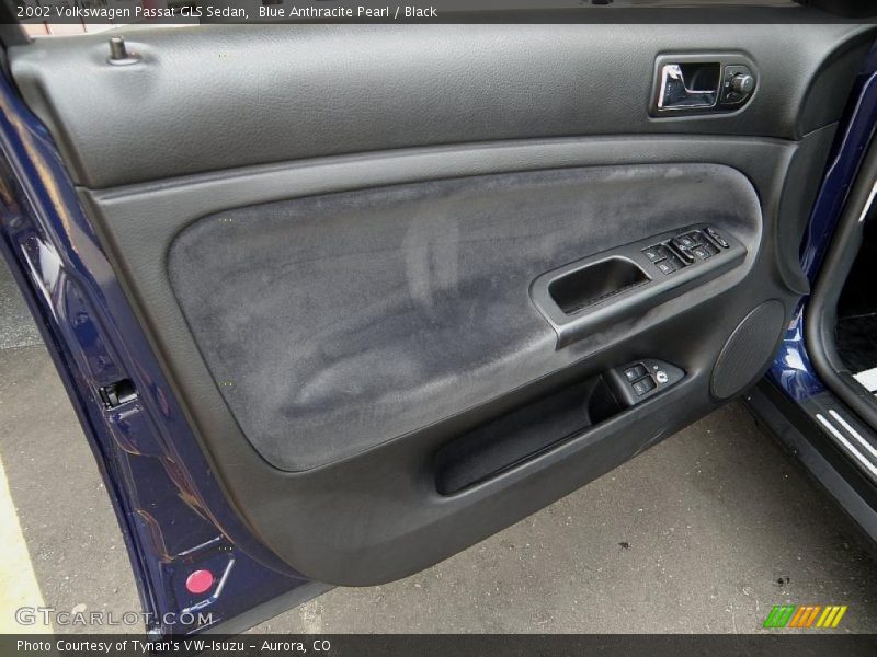 Blue Anthracite Pearl / Black 2002 Volkswagen Passat GLS Sedan