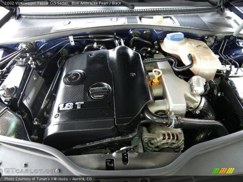 Blue Anthracite Pearl / Black 2002 Volkswagen Passat GLS Sedan
