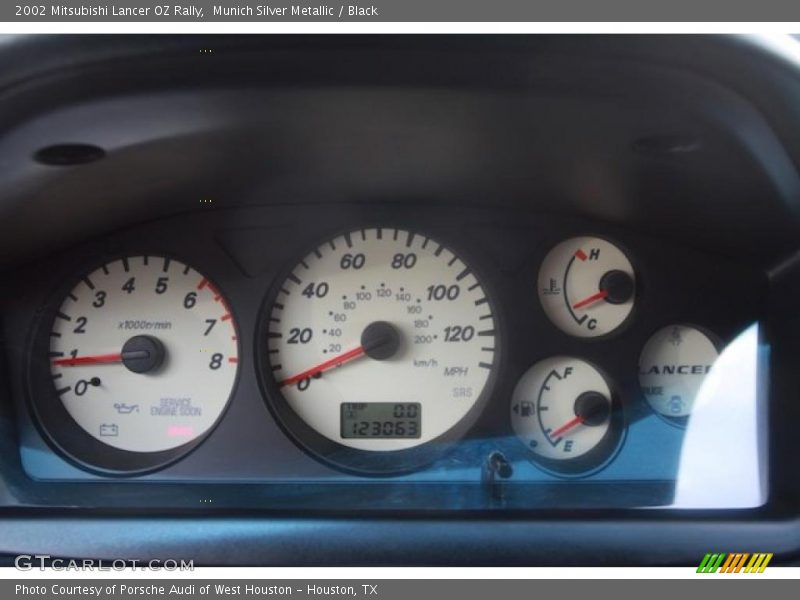Munich Silver Metallic / Black 2002 Mitsubishi Lancer OZ Rally