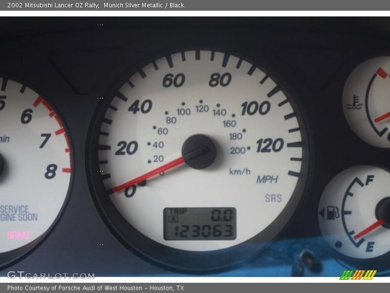 Munich Silver Metallic / Black 2002 Mitsubishi Lancer OZ Rally