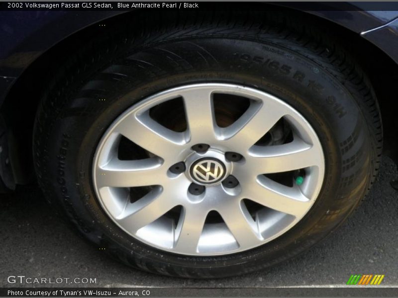 Blue Anthracite Pearl / Black 2002 Volkswagen Passat GLS Sedan