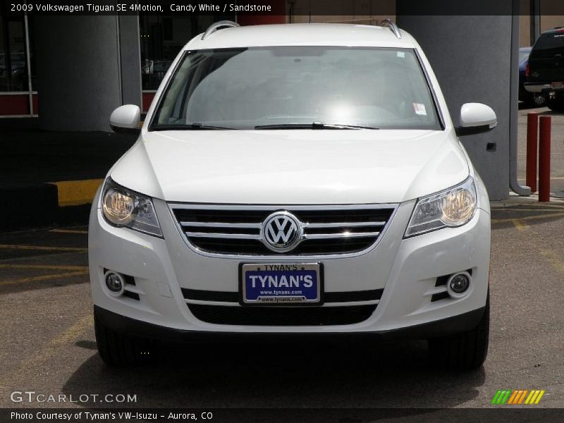 Candy White / Sandstone 2009 Volkswagen Tiguan SE 4Motion