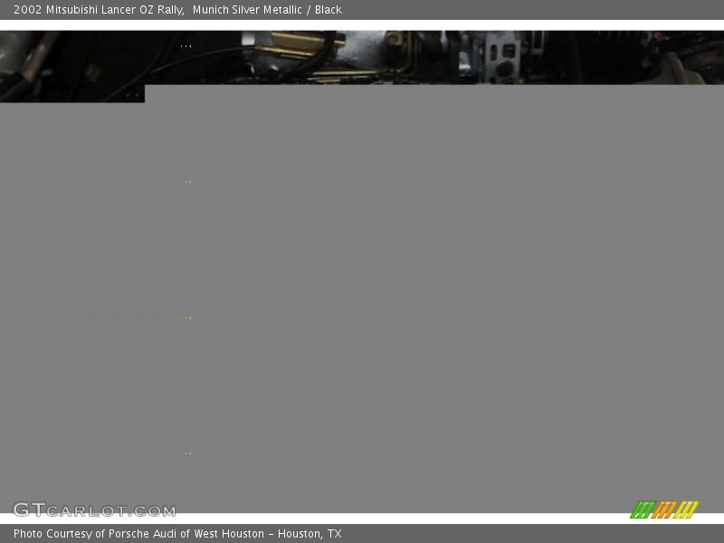 Munich Silver Metallic / Black 2002 Mitsubishi Lancer OZ Rally