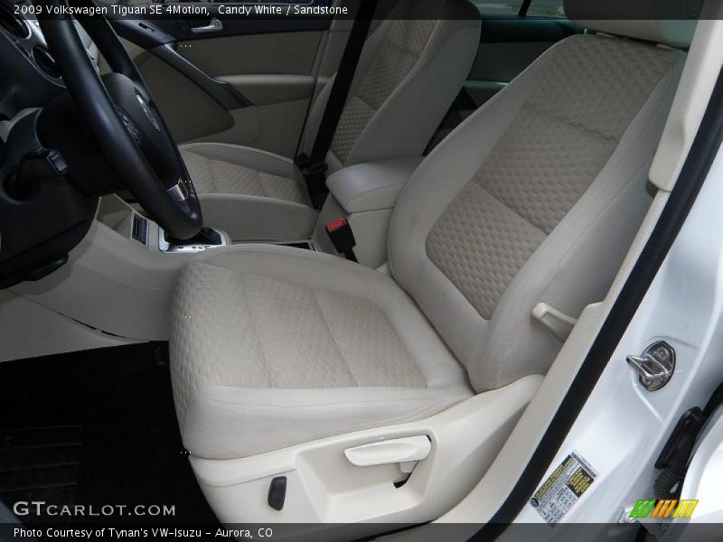 Candy White / Sandstone 2009 Volkswagen Tiguan SE 4Motion