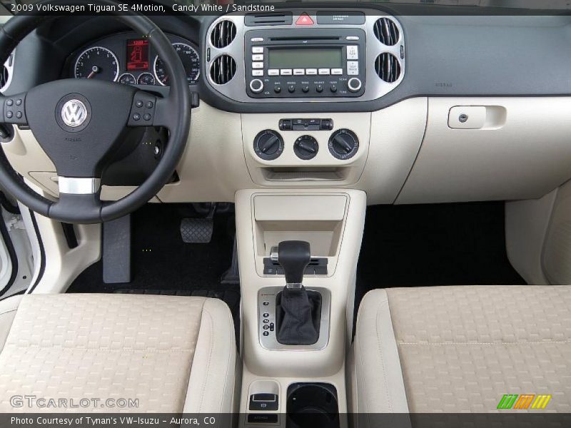 Candy White / Sandstone 2009 Volkswagen Tiguan SE 4Motion