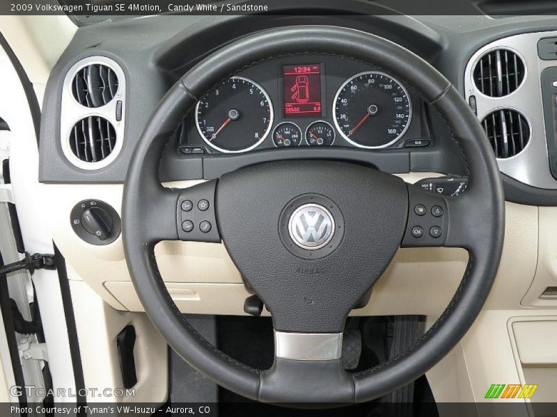 Candy White / Sandstone 2009 Volkswagen Tiguan SE 4Motion