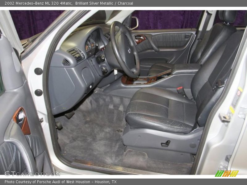 Brilliant Silver Metallic / Charcoal 2002 Mercedes-Benz ML 320 4Matic