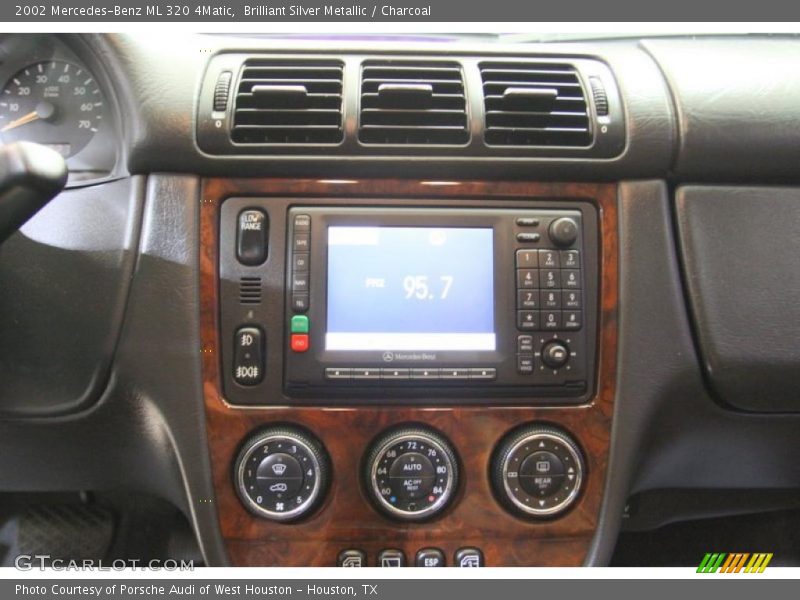 Brilliant Silver Metallic / Charcoal 2002 Mercedes-Benz ML 320 4Matic