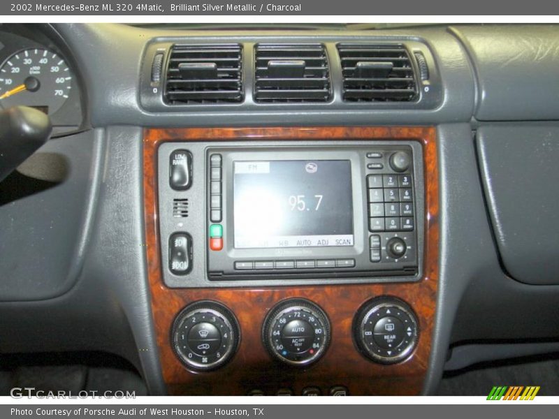 Brilliant Silver Metallic / Charcoal 2002 Mercedes-Benz ML 320 4Matic