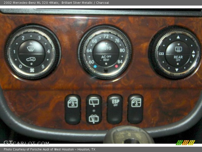 Brilliant Silver Metallic / Charcoal 2002 Mercedes-Benz ML 320 4Matic