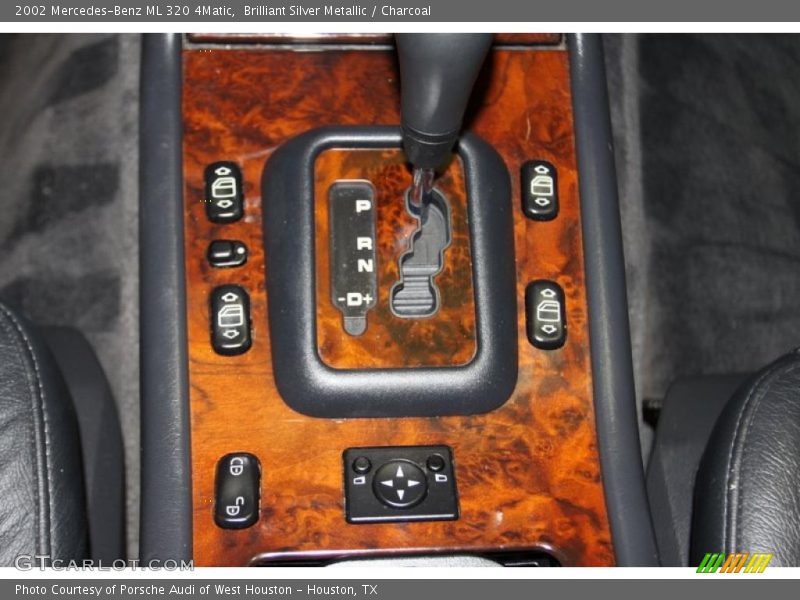 Brilliant Silver Metallic / Charcoal 2002 Mercedes-Benz ML 320 4Matic