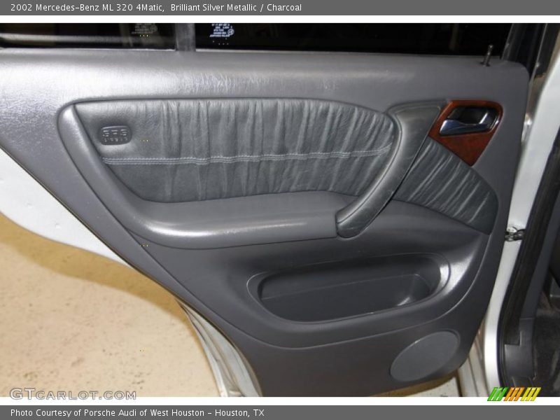 Brilliant Silver Metallic / Charcoal 2002 Mercedes-Benz ML 320 4Matic
