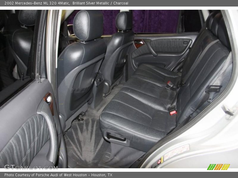 Brilliant Silver Metallic / Charcoal 2002 Mercedes-Benz ML 320 4Matic