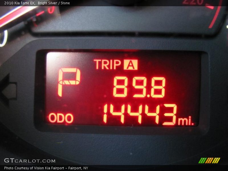 Bright Silver / Stone 2010 Kia Forte EX