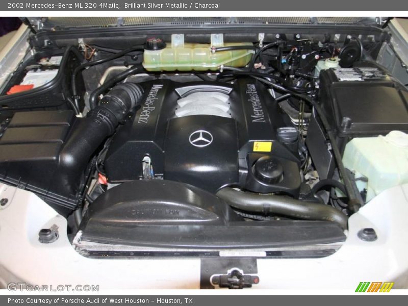 Brilliant Silver Metallic / Charcoal 2002 Mercedes-Benz ML 320 4Matic