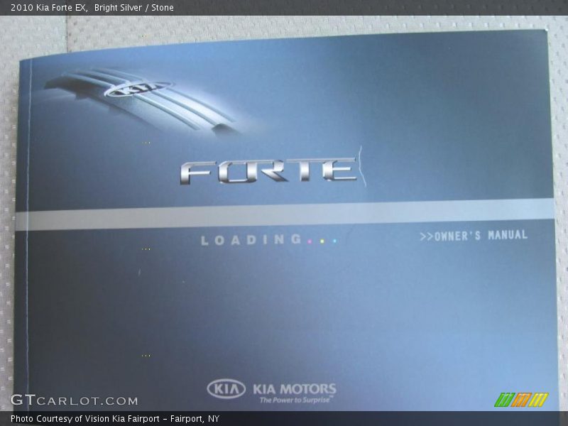 Bright Silver / Stone 2010 Kia Forte EX