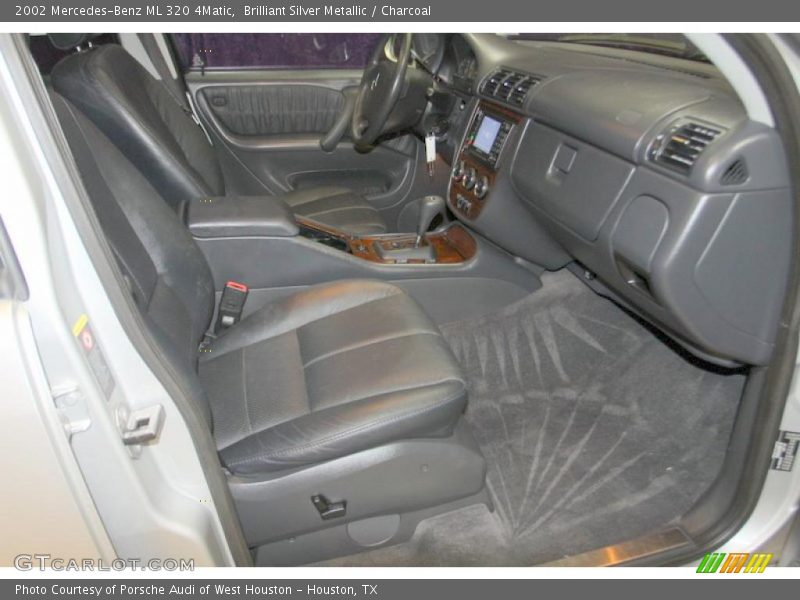 Brilliant Silver Metallic / Charcoal 2002 Mercedes-Benz ML 320 4Matic