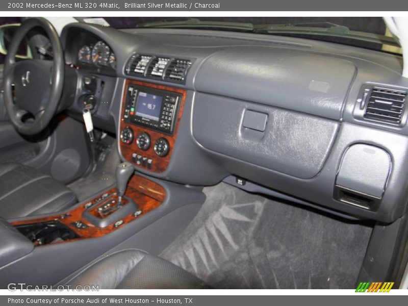 Brilliant Silver Metallic / Charcoal 2002 Mercedes-Benz ML 320 4Matic