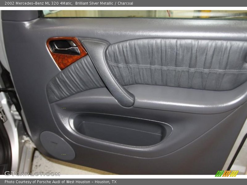 Brilliant Silver Metallic / Charcoal 2002 Mercedes-Benz ML 320 4Matic