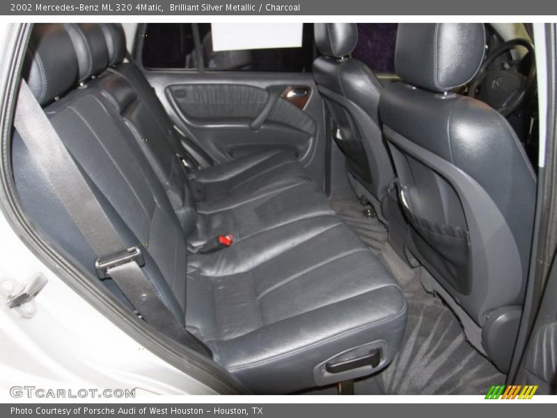 Brilliant Silver Metallic / Charcoal 2002 Mercedes-Benz ML 320 4Matic