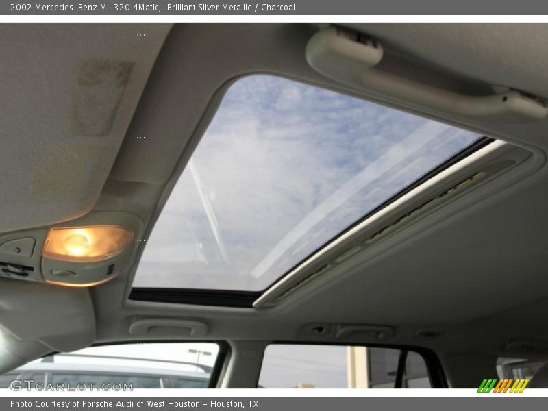 Brilliant Silver Metallic / Charcoal 2002 Mercedes-Benz ML 320 4Matic