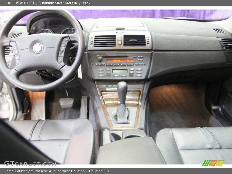 Titanium Silver Metallic / Black 2005 BMW X3 3.0i