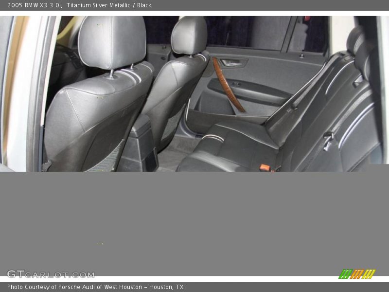 Titanium Silver Metallic / Black 2005 BMW X3 3.0i