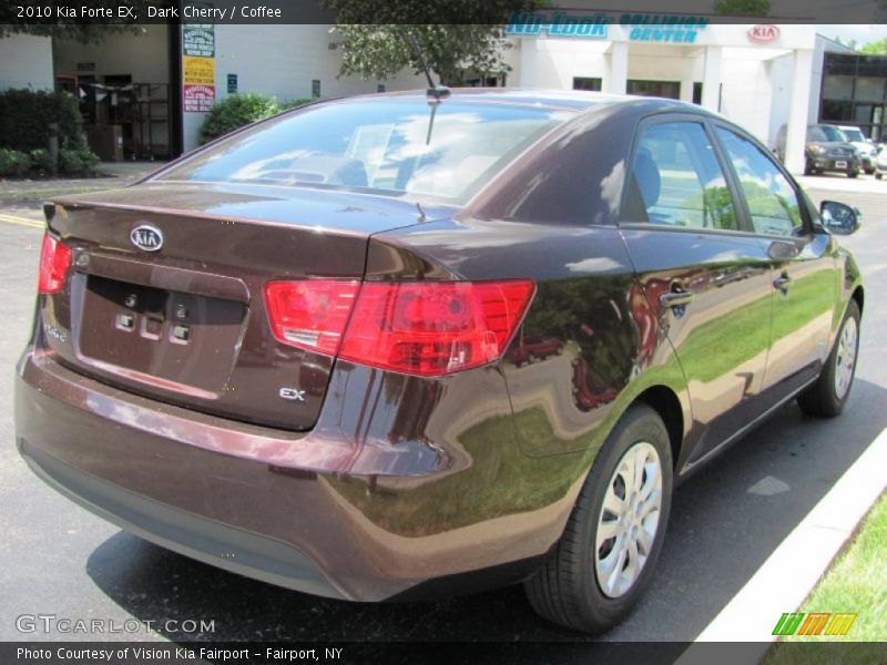 Dark Cherry / Coffee 2010 Kia Forte EX