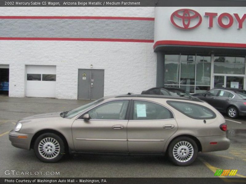 Arizona Beige Metallic / Medium Parchment 2002 Mercury Sable GS Wagon