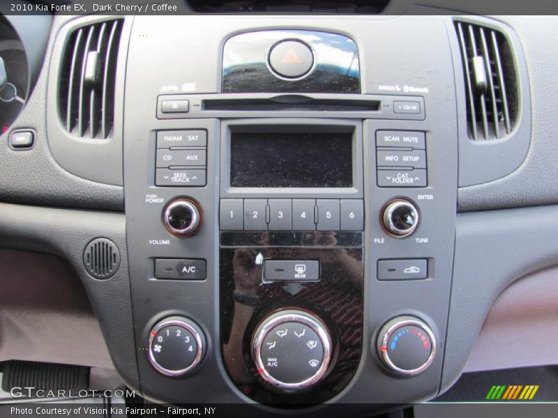 Dark Cherry / Coffee 2010 Kia Forte EX
