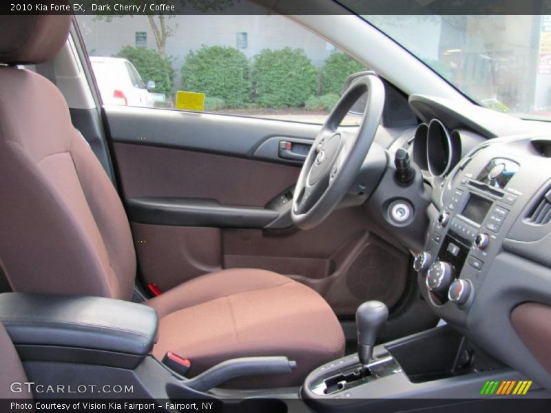 Dark Cherry / Coffee 2010 Kia Forte EX