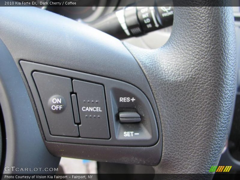 Dark Cherry / Coffee 2010 Kia Forte EX