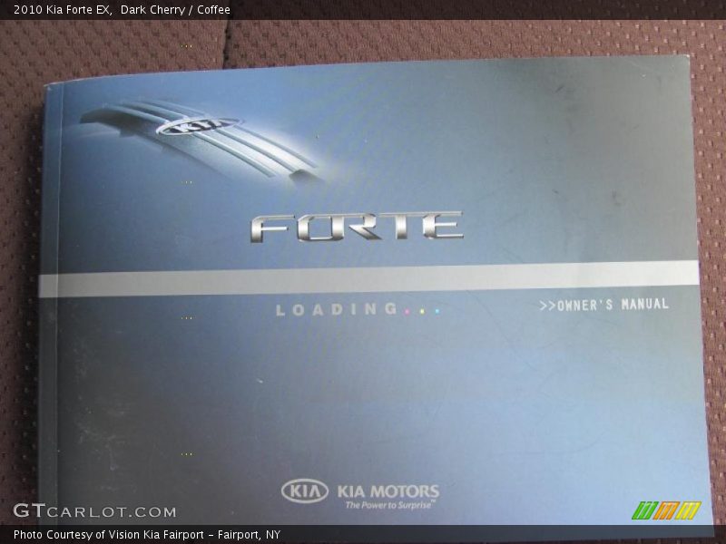 Dark Cherry / Coffee 2010 Kia Forte EX