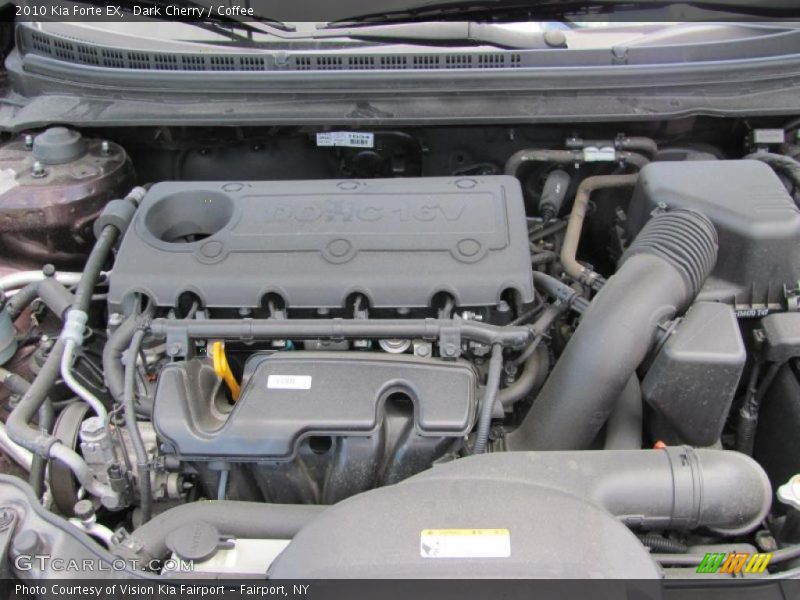 Dark Cherry / Coffee 2010 Kia Forte EX