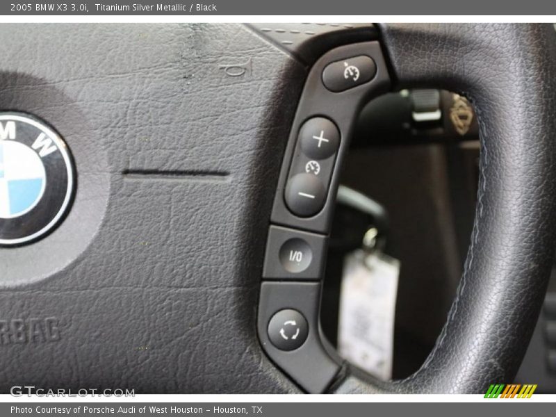 Titanium Silver Metallic / Black 2005 BMW X3 3.0i