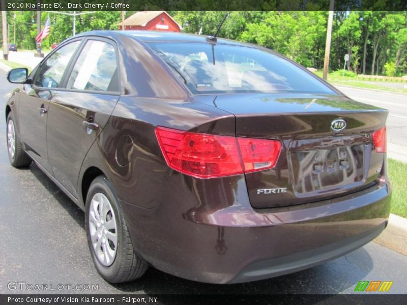 Dark Cherry / Coffee 2010 Kia Forte EX