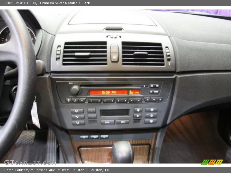 Titanium Silver Metallic / Black 2005 BMW X3 3.0i