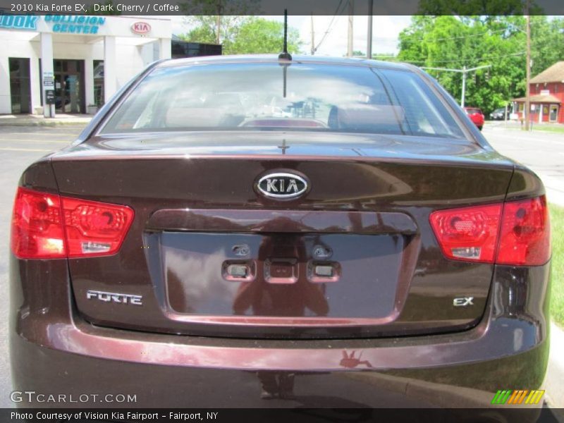 Dark Cherry / Coffee 2010 Kia Forte EX