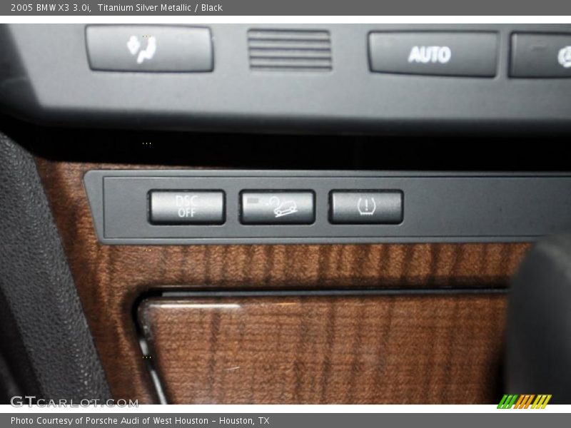Titanium Silver Metallic / Black 2005 BMW X3 3.0i